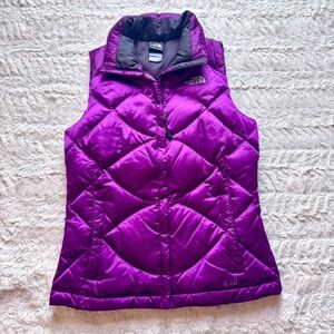 The North Face Women's Vibrant Purple Puffer Vest